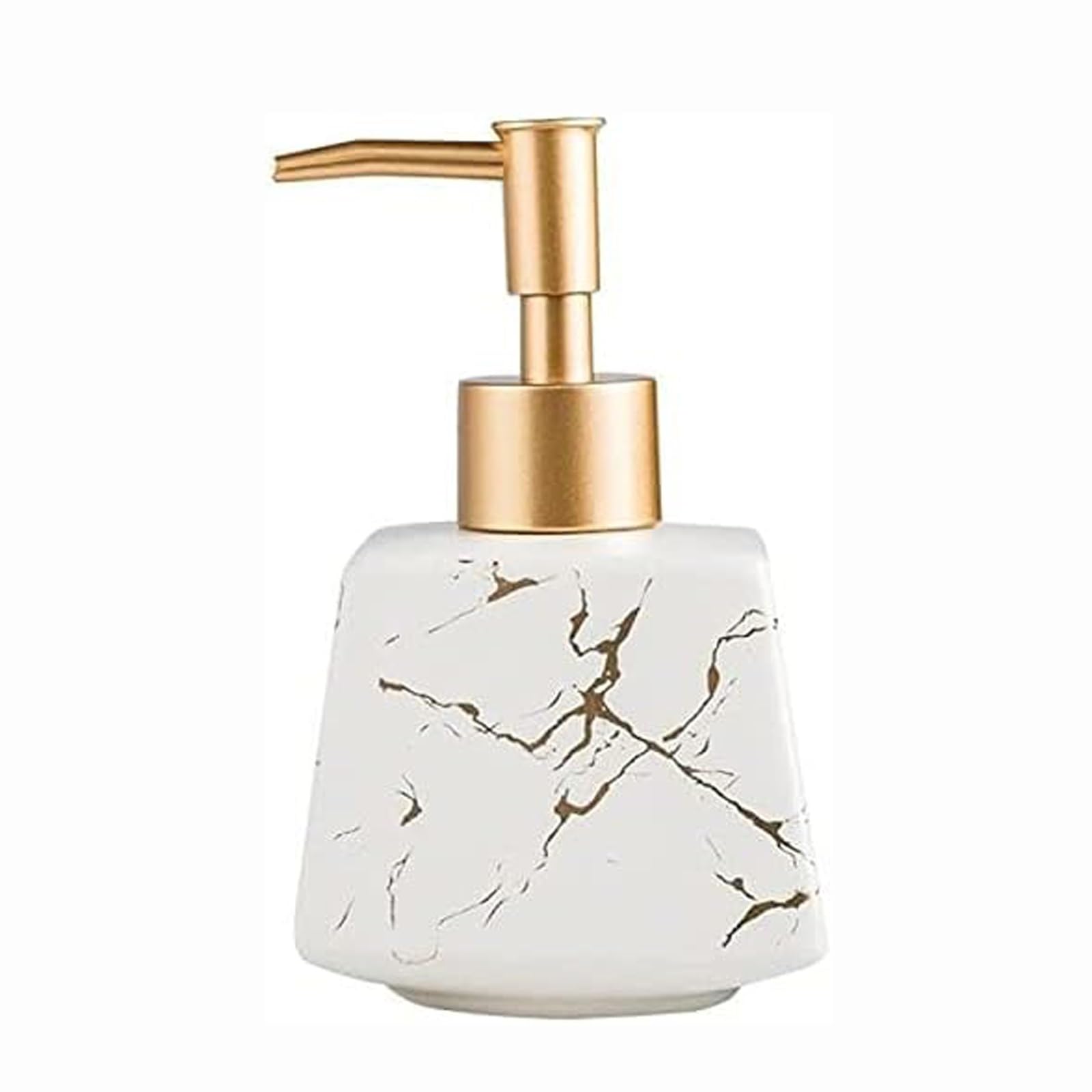Kxaoxgrc Wei Glass Soap Lotion Dispenser Set, Hand Soap Dispenser Ceramic Multicolor For Bathroom Kitchen Hotel(Wei)