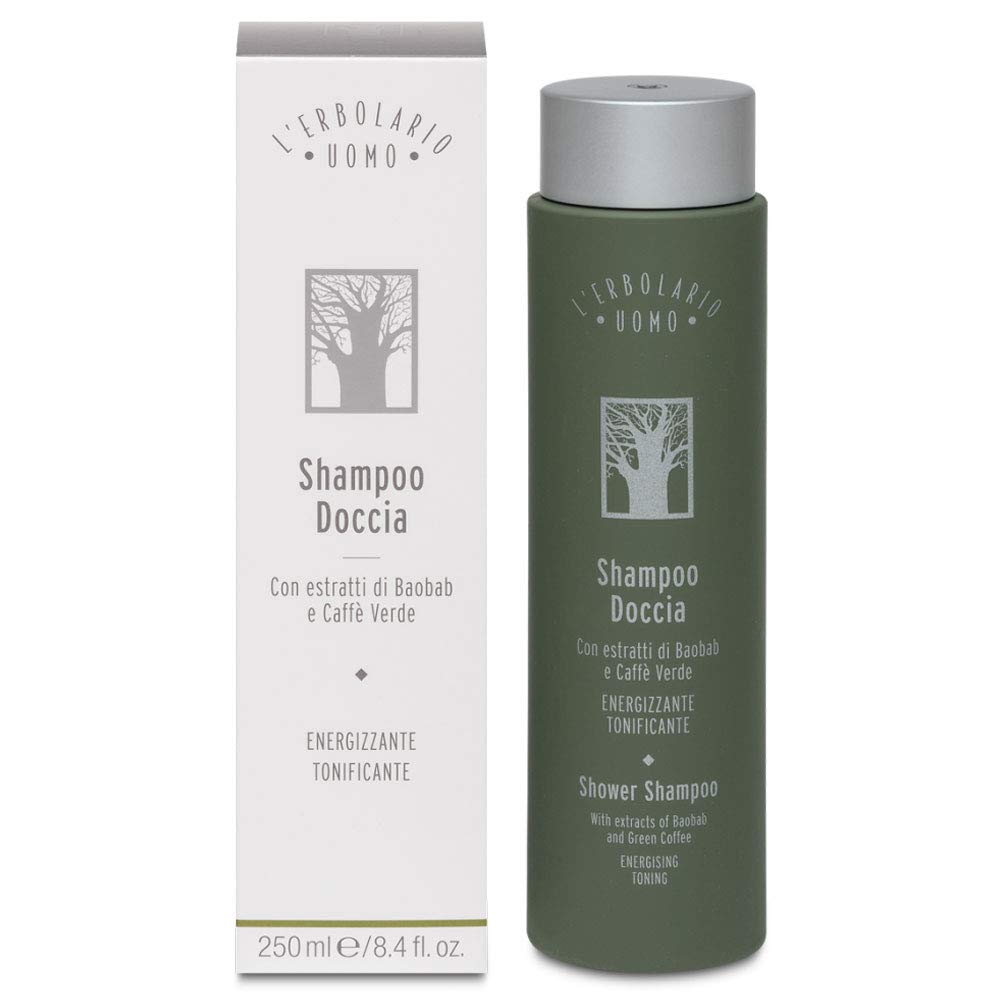 Erbolario Confezione Regalo Erbolario UOMO DUO - Shampoo Doccia 250 ml + Fluido Dopobarba 120 ml - Accordi agrumati, nota di fondo decisa e legnosa