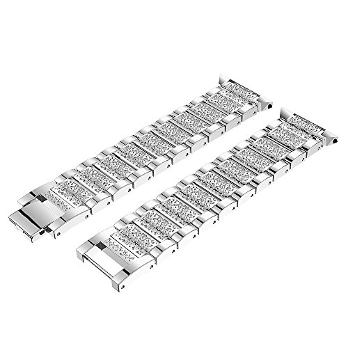 Correa compatible para Fitbit Blaze en acero inoxidable miniatura 4