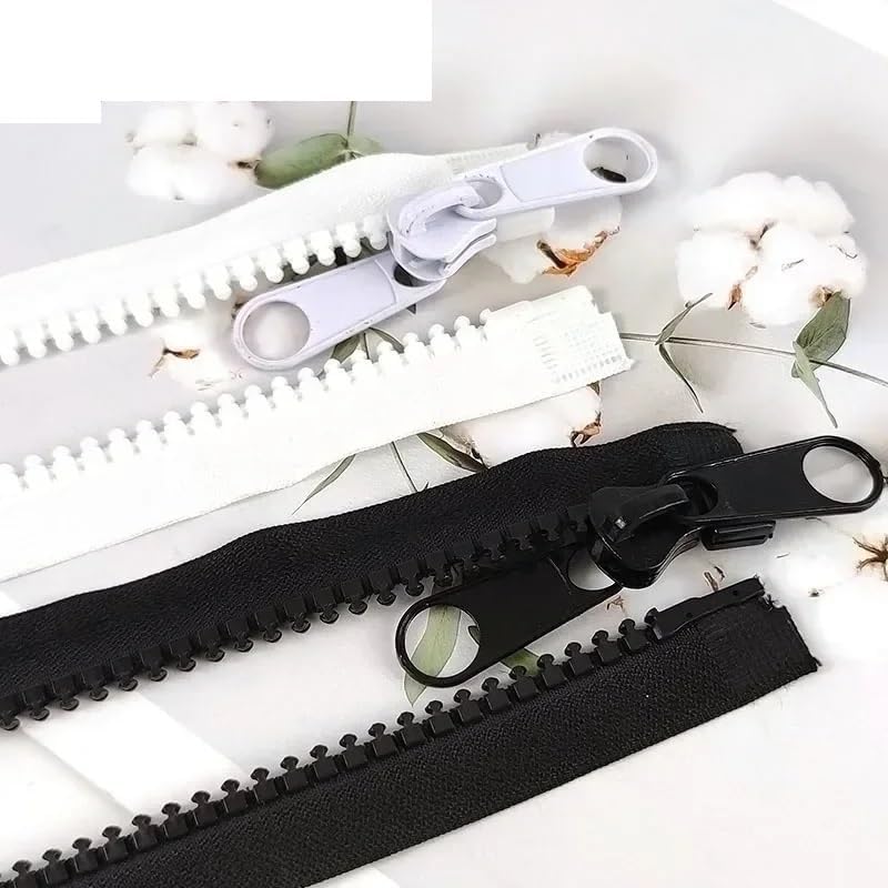 1/2/3/4/5 メートル 10# 樹脂ジッパーオープンエンド両面スライダーロングジップバッグジャケット荷物テント DIY 縫製材