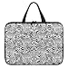 ENEN Laptoptasche 10-17 Zoll Laptop-Taschen, 3D Zebra Laptop Tasche Business Büro Arbeit Computertasche, Schlanke Notebook Tasche für Herren Frauen (10 Zoll,Zebra)