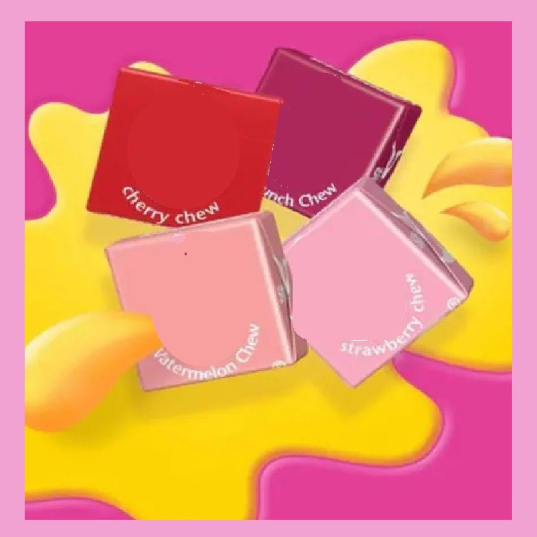 Favorite Red Fruit Chews Candy, Wrapped, Bulk, 5 Lbs., Strawberry, Fruit Punch, Watermelon & Cherry. Great for Movie & Game Nights, Gifts, Snacks and More!