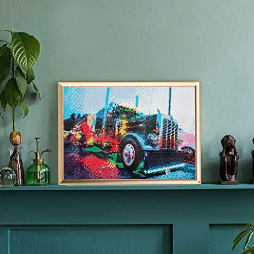 Koikify 5D Diamond Painting Full Drill Diamond Art Kit for Adults, Round Resin Diamond Picture Car 5D Cross Stitch Beads Pasted Craft DIY Diamond Painting for Home Wall Decor, Gift 15.7x11.8 Inch