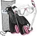 Cressi Palau Mask Fin Snorkel Set with Snorkeling Gear Bag, PK-SM