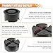 Rubber Cross Slotted Jack Adapter, Disk Frame Rail Protector, Anti Slip Pinch Weld Side Support Block, Car Lift Jack Puck Pad, Universal Vehicle Repair Tool (1PC)