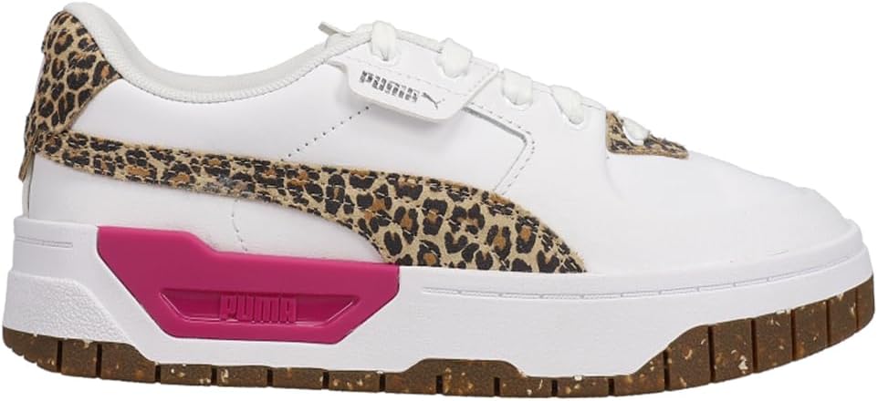 PUMA Womens Cali Dream Natural Lux Lace Up Sneakers Shoes Casual - White