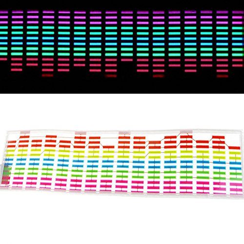 Esupport 45 X 11Cm Sound Music Activate Sensor Car Auto Sticker Led Light Equalizer Glow #TOP3