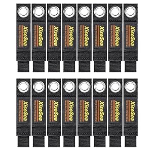 Xisesea Heavy Duty Storage Straps 16-Piece Set