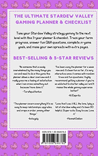 Stardew Valley Gaming Planner and Checklist in Purple: 1.5v - Image 2
