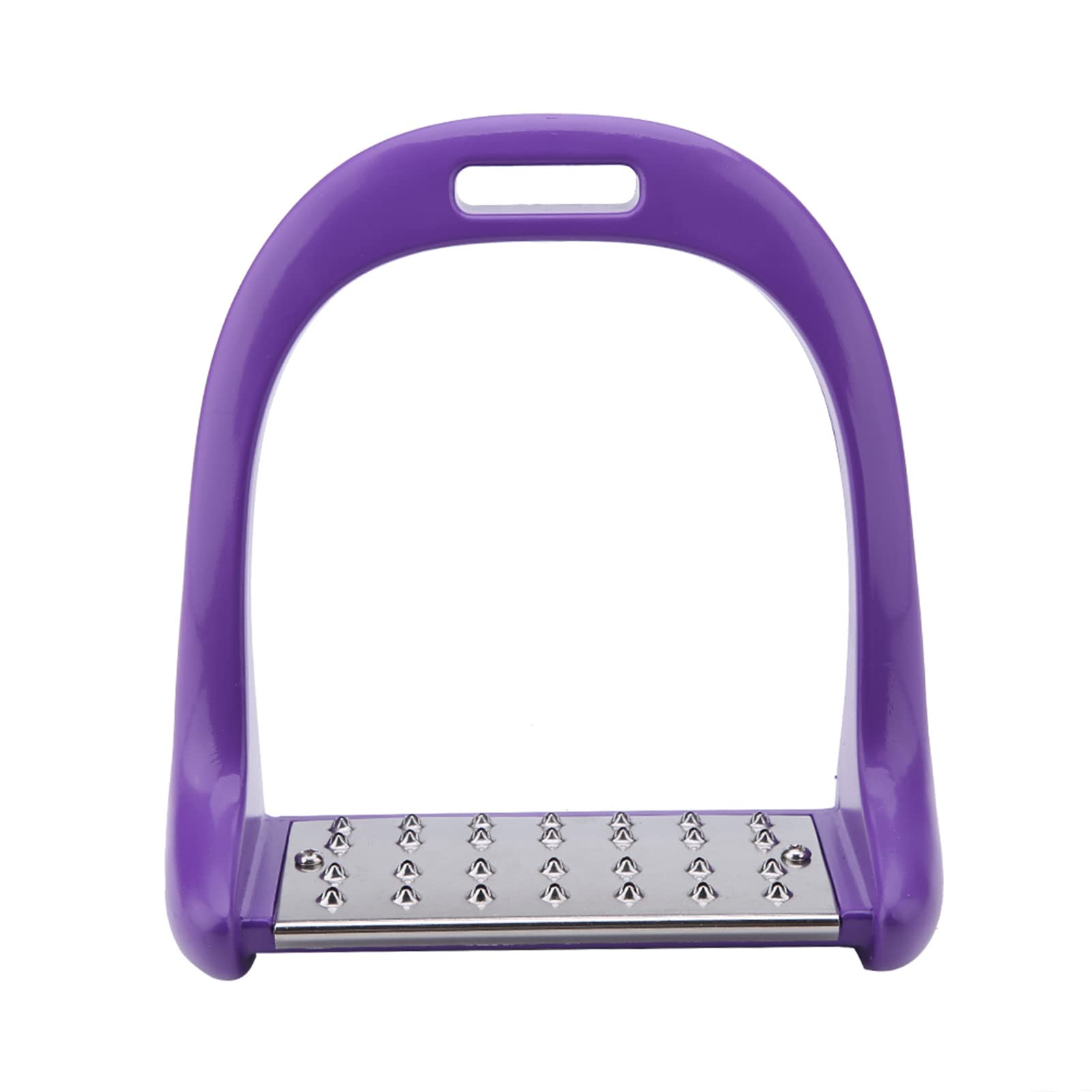 Estribo de equitación antideslizante de acero inoxidable, estribo de aluminio ecuestre, diseño ligero y duradero con 5 opciones de color para jinetes, 120 x 36 mm