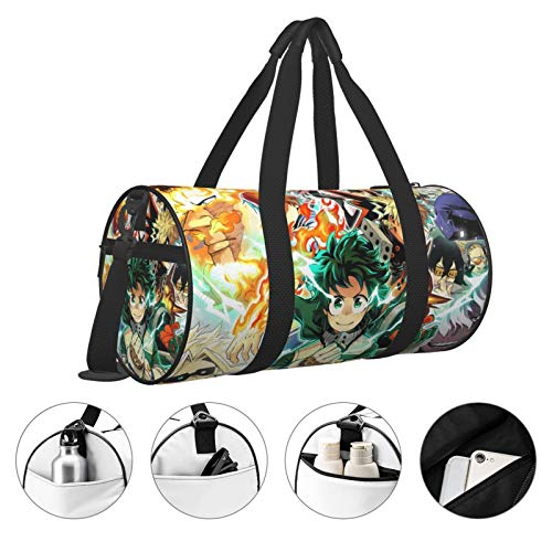 Gym Bag My Hero Academia Duffel Bag Sports Travel Bag Lightweight Multipurpose Duffel Bag With Pockets For Swim Yoga