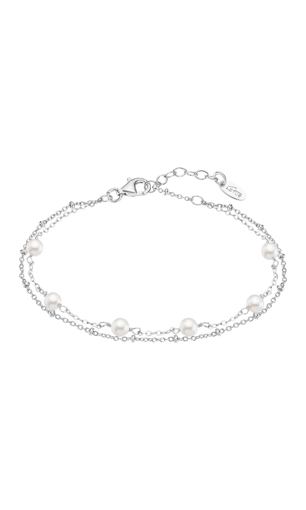 LOTUS SILVER Pulsera LP3477-2/1 Pearls Plata Mujer