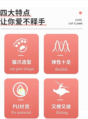 Miniatura 2 de Adorables paletas de gato con pata de gato. Flogger para adultos, sumiso, SM BDSM, bondage, defensa sexual, provocación sexual, estimulador de