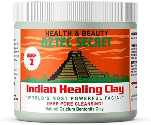 Aztec Secret – Indian Healing Clay 1 lb – Deep Pore Cleansing Facial & Body Mask – The Original 100% Natural Calcium Bentonite Clay – New Version 2