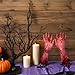 NUOBESTY Broken Hand Halloween Decoration Severed Limb Prop Realistic Bloody Dead Hand for Party Scary Home Display 11.8 Inch