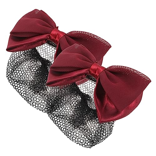 Gatuida 2 piezas Redes para Moños con Accesorios para Mujeres Profesionales Enfermeras y Camareras para Peinados Elegantes y Casual