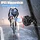 Motorrad Alarmanlage, Anti-Diebstahl Fahrrad Alarm 110dB Laute Vibration Sensing Wireless Anti-Diebstahl Fahrzeug Sicherheits Alarm System mit Fernbedienung für Fahrrad, Motorrad, Roller, Auto (01)