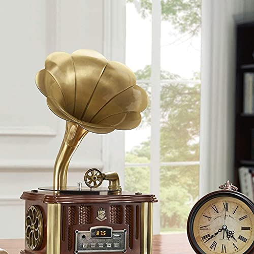 Tourne-disque rétro, gramophone portable, tourne-disque gramophone rétro, phonographe vintage en bois - Les Beatles, Paul McCartney, John Lennon, RIngo Starr, George Harrison Tourne-disque rétro, gramophone portable, tourne-disque gramophone rétro, phonographe vintage en bois – Image 5