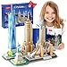 CubicFun 3D Puzzles Newyork Cityline Building Model Kits Collection Toys for Adults and Children, MC255h-0