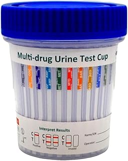 UKDrugTesting Ultra Sensitive Drug Testing Cup Kit Cannabis Cocaine Opiates and More in 1 Drug Test