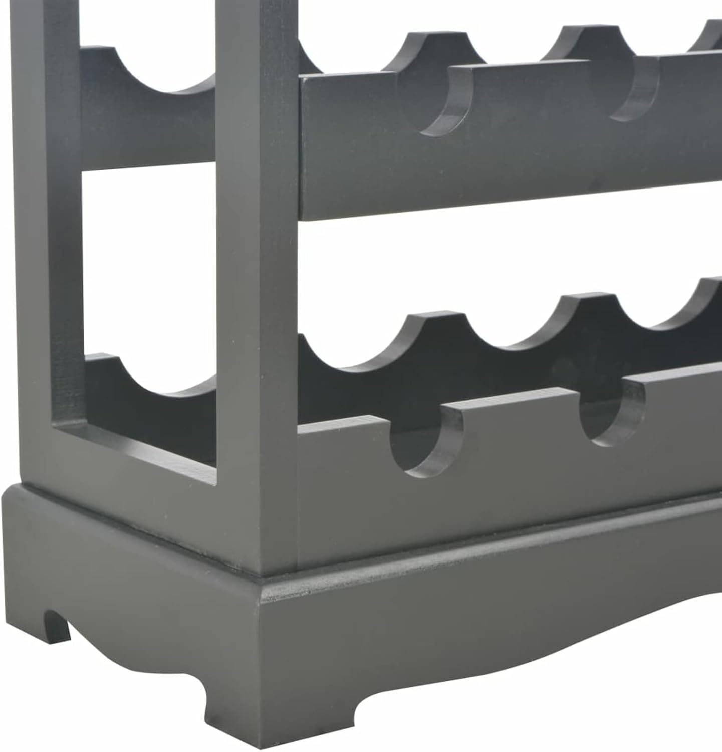 Wine Cabinet Bottle Storage Rack Wine Storage Cabinet Freestanding Wine Racks & Cabinets Wine Storage Stand Table Top Table Wine Rack Black 27.6"x8.9"x27.8" MDF