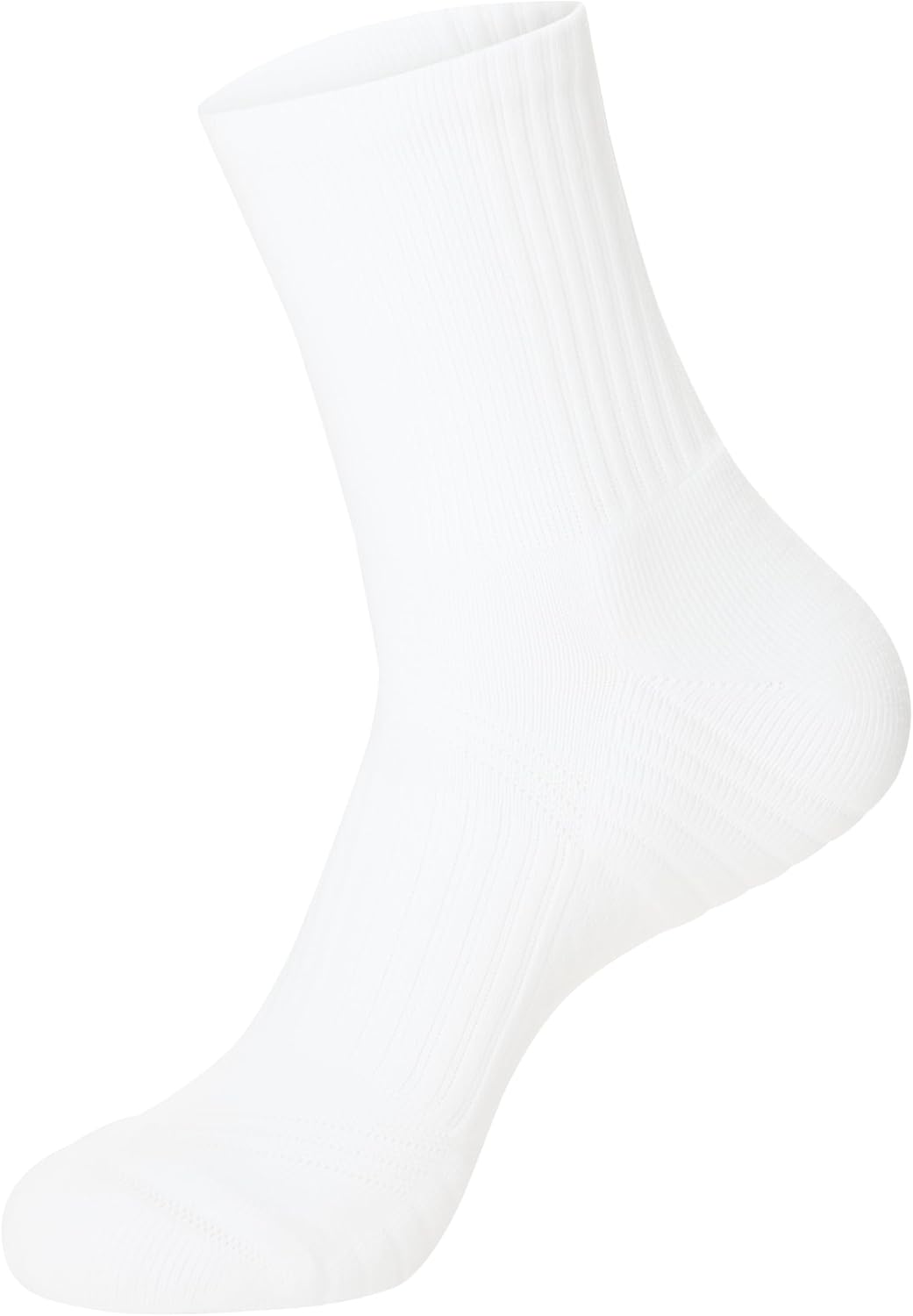 Hanes Men's Moves Socks, Impact Zone Moisture-Wicking Socks, 4-pack, (Ankle, Mid Crew, Heel Shield)