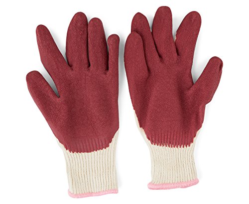 Boss Gloves 8423Spk3 Lady's Flexi Grip Latex Palm Gloves With Knit Wrist, Small, Pink (Pack Of 3) #TOP3