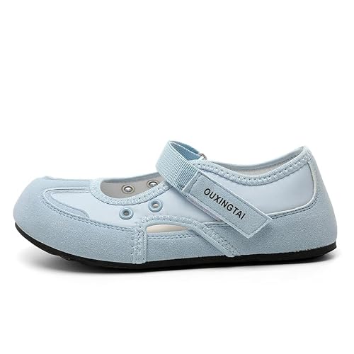 HoaloX Women's Summer Flat Mary Jane Sandals – Chic Minimalist