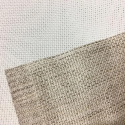 Tela Aida 14ct blanca de 25x25 cm para proyectos de punto de cruz y costura a mano