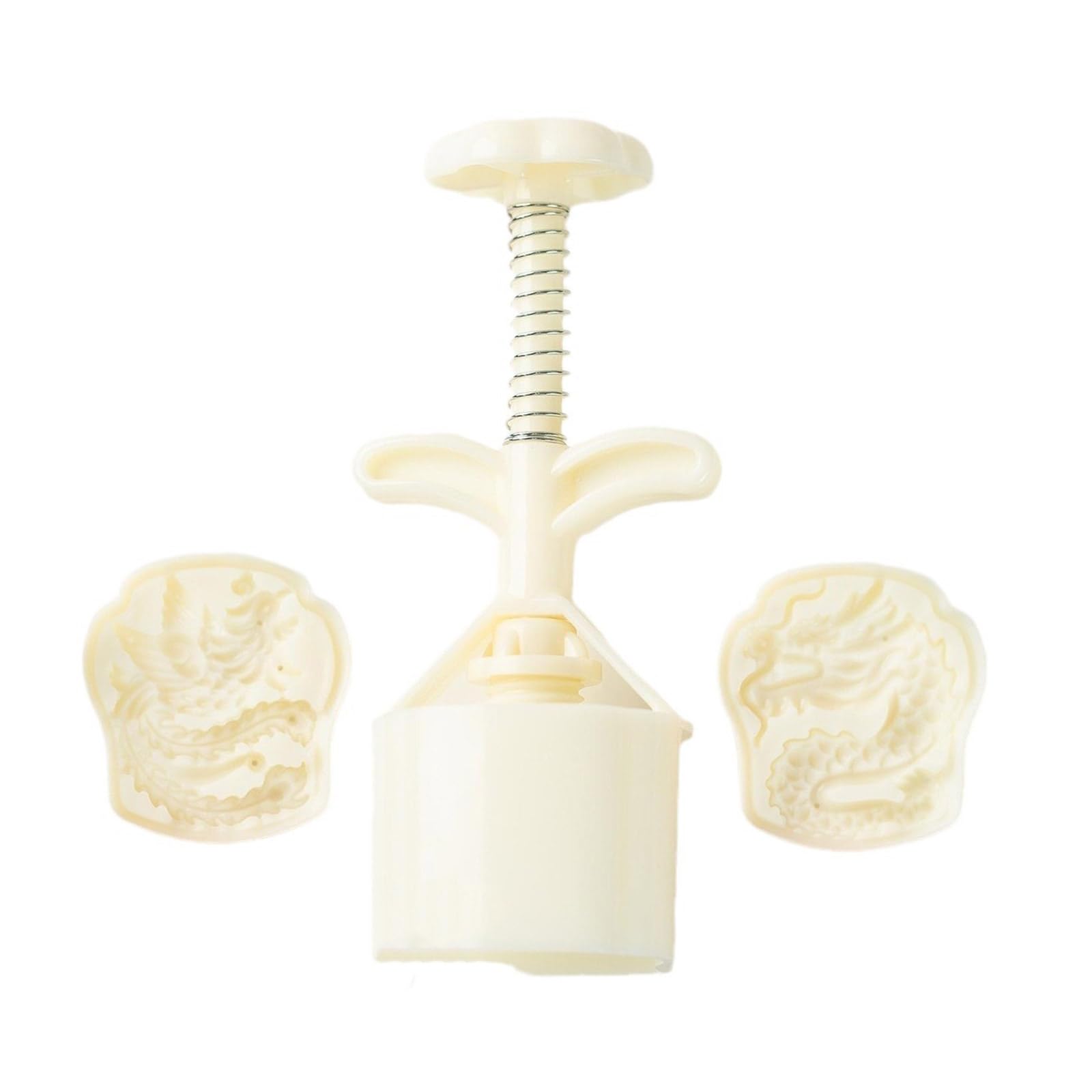 Kalttoy Mold Chinese Pastries ABS Plastics Cookie Stamp for Baking Lover Hand Pressed Traditional Dessert Mold Kitchen Accessories