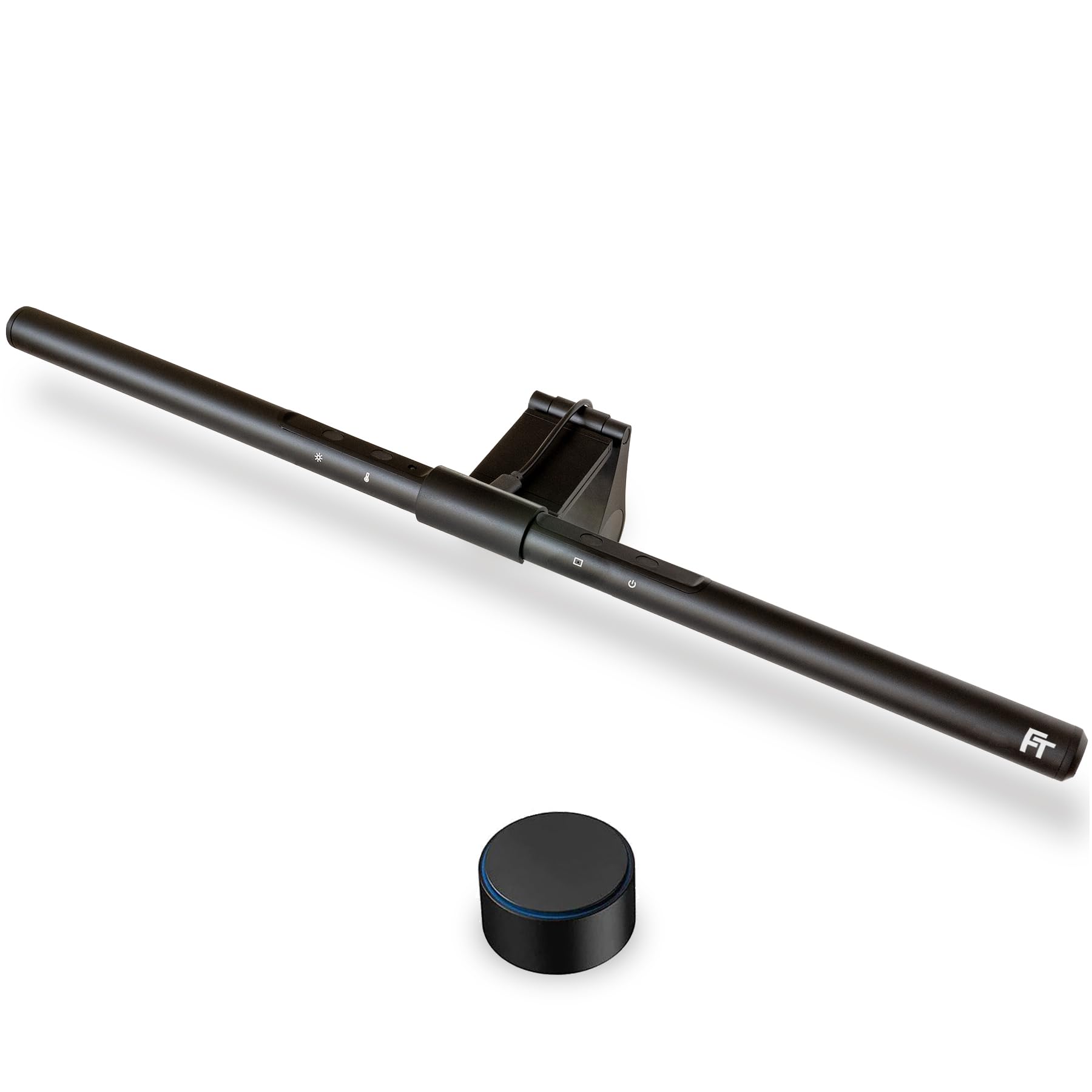 FeinTech LED Light Bar USB Desk Lamp 51 cm Dimmable with Sensor for Curved or Straight Monitors > 24 Inch (with Remote Control)