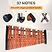 37 Note Xylophone Professional Wooden Glockenspiel Xylophone With Height Adjustable Stand,2 pairs Mallets and Carry Bag