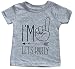 I'm One Let's Party Hipster Arrow First Birthday T-Shirt - 1st Birth Day Shirt (18 M, Heather Grey)