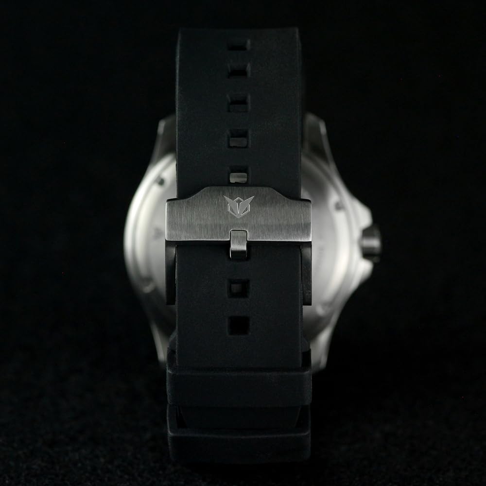 Adonis Men's Automatic Watches, Avant-Garde Designer Watch with Swiss Made ETA 2824/6497 Movements Watch with Genuine Black Leather Band