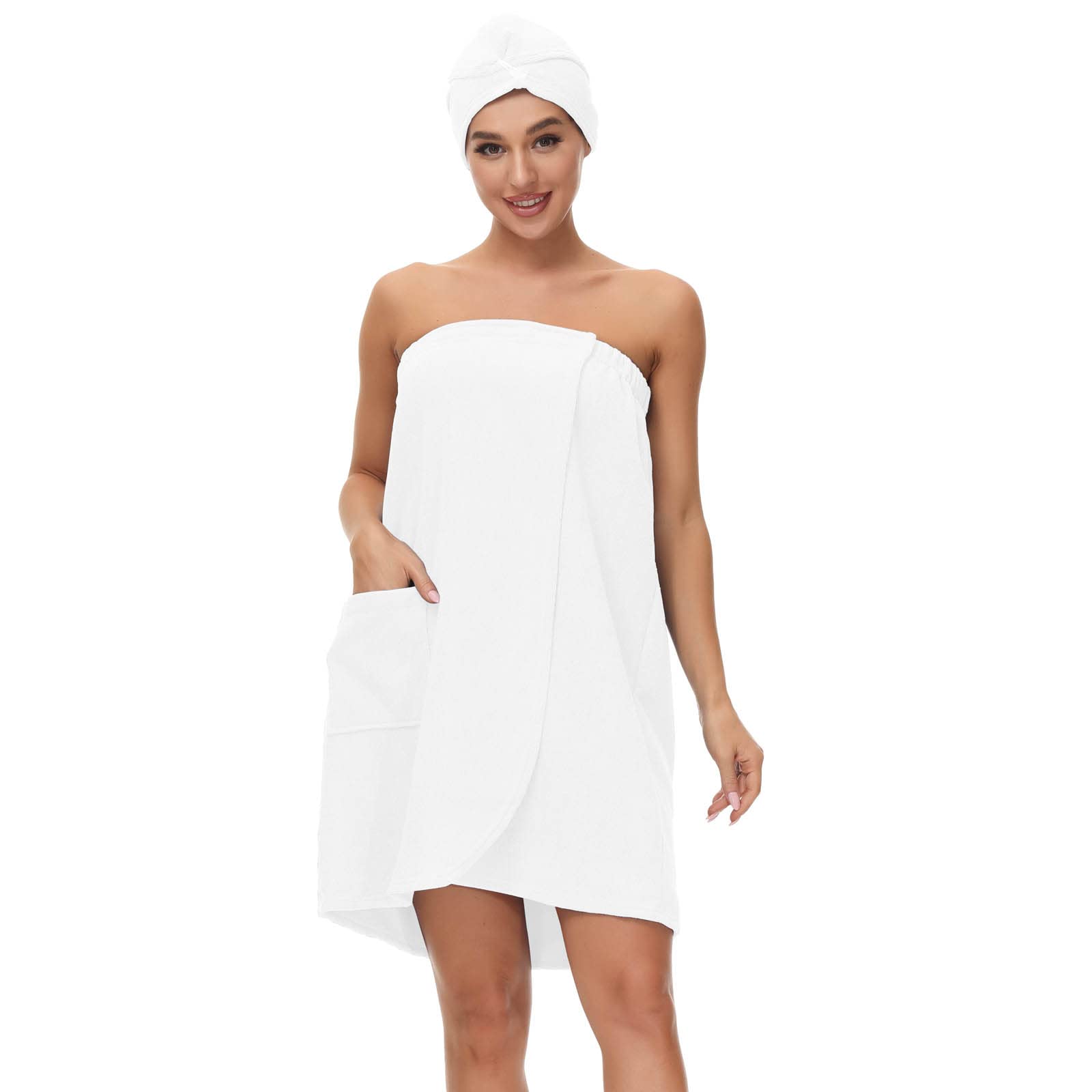 Verve Jelly Women Girls Shower Wraps Towel Wrap Pool Beach Spa Bathing Shower Bath Cover Up Towel Bathrobe Home Robe