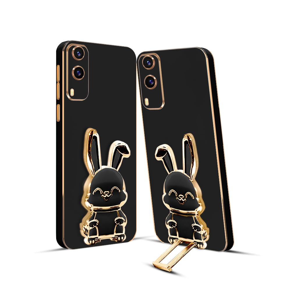 KARWAN®️ 3D Bunny with Folding Stand Back Cover Case Compatible for Vivo V21E 5G | Slim electroplated case | Stand case | Soft TPU | Space Astro Theme | Camera Protection-Mint. (B0CGNVYLXP) Amazon Price History, Amazon Price Tracker