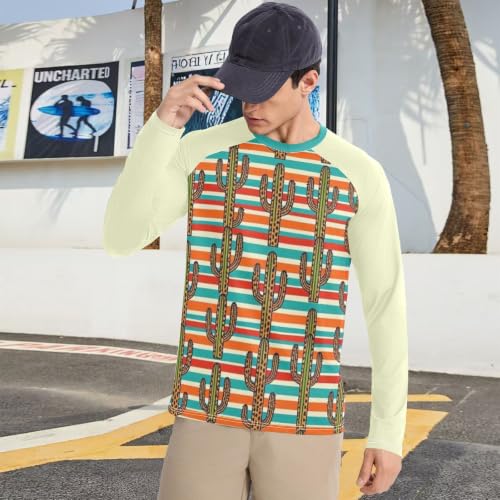 Camisas de natación para hombre sueltas UPF 50+ transpirables 3