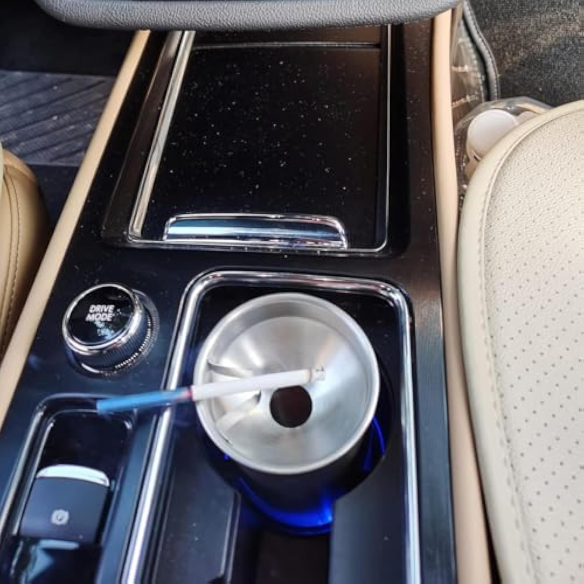 Car Ashtray with Lid, Smell Proof and Windproof