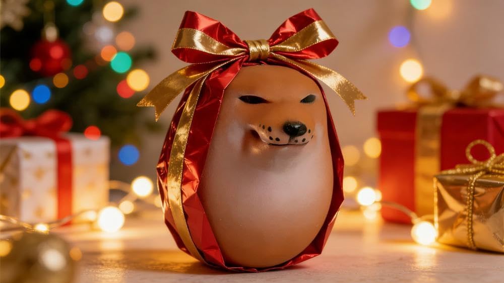 Shibako Dog Squishy Egg, Shibako Dog Egg,Vent Creative Gift Ornaments(2pc)