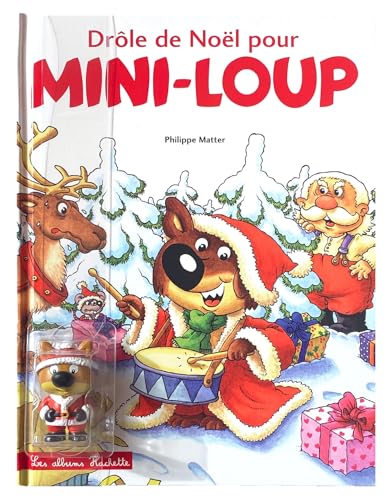 livre Mini-Loup - Drôle de Noël pour Mini-Loup avec figurine