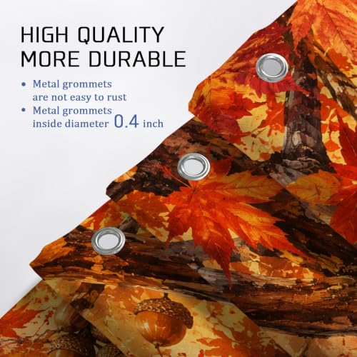 Ensemble rideau de douche rideaux polyester glands rustiques