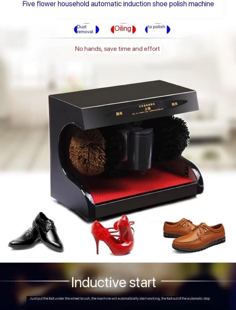 Shoe Polisher Induction Machine Shoe Polisher Household Electric Shoe Polisher Shoe Polisher Commercial,Black