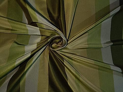 Tissu taffetas de soie verte rigide pour éviter les robes sans volume