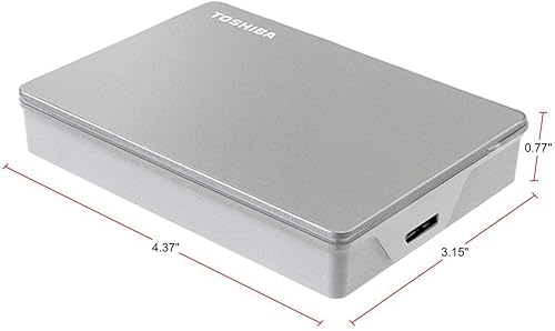 Miniatura 6 de Toshiba Canvio Flex - Disco duro externo portátil USB-C USB 30 plateado para PC Mac y tableta HDTX140XSCCA Plateado