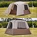 Vidalido 3-4 Person Tent with 1 Mesh Door and 2 Large Mesh Window, Double Layer Waterproof Portable Family Cabin Tent, 4 Person Tents for Outdoor Camping Hiking