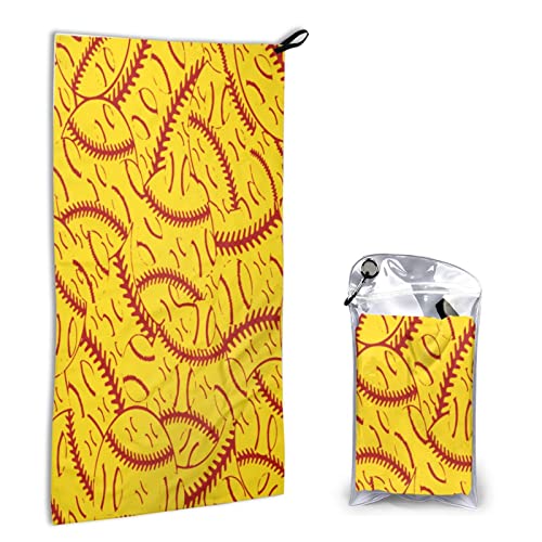 Quick Dry Towel Baseball-Tennis-Strategy-Pattern Camping Towel Travel Towel Lightweight Sports Towel,Gym,Hiking,Bath,Yoga #TOP21