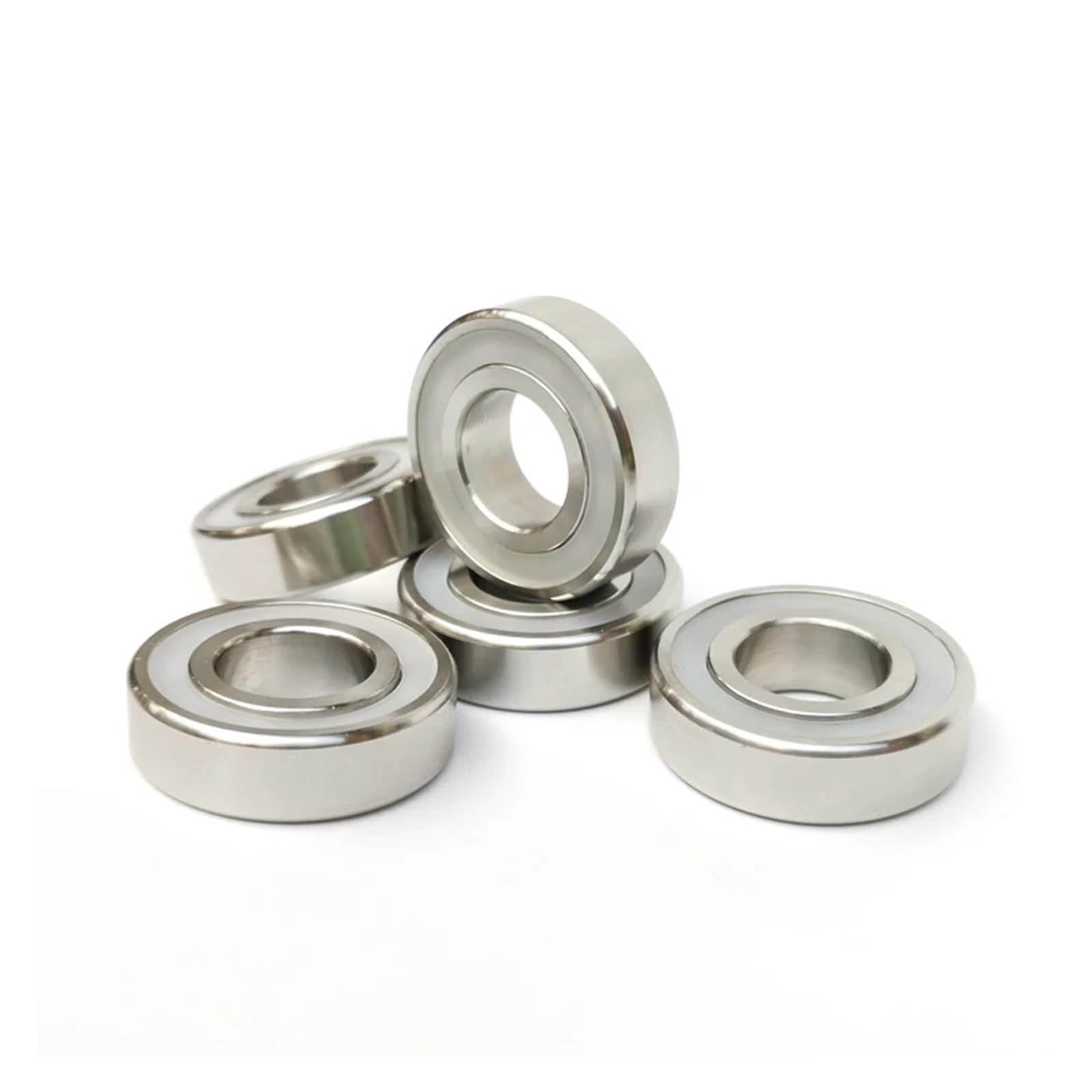 MAMA'S PEARL Lot de 10 roulements en Acier Inoxydable 316L S6000-2RS 10 x 26 x 8 mm, roulements étanches S6000RS