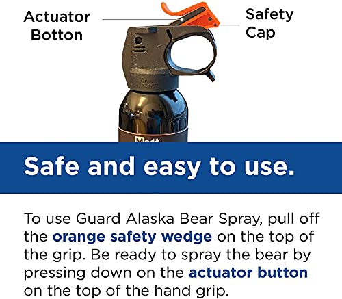 Mace Brand Personal Security Products Guard Alaska Maximum Strength Bear Spray – 20’ Powerful Pepper Spray – Mace Spray Self-Defense For Hiking, Camping, And Other Outdoor Activities, Made In Usa #TOP5