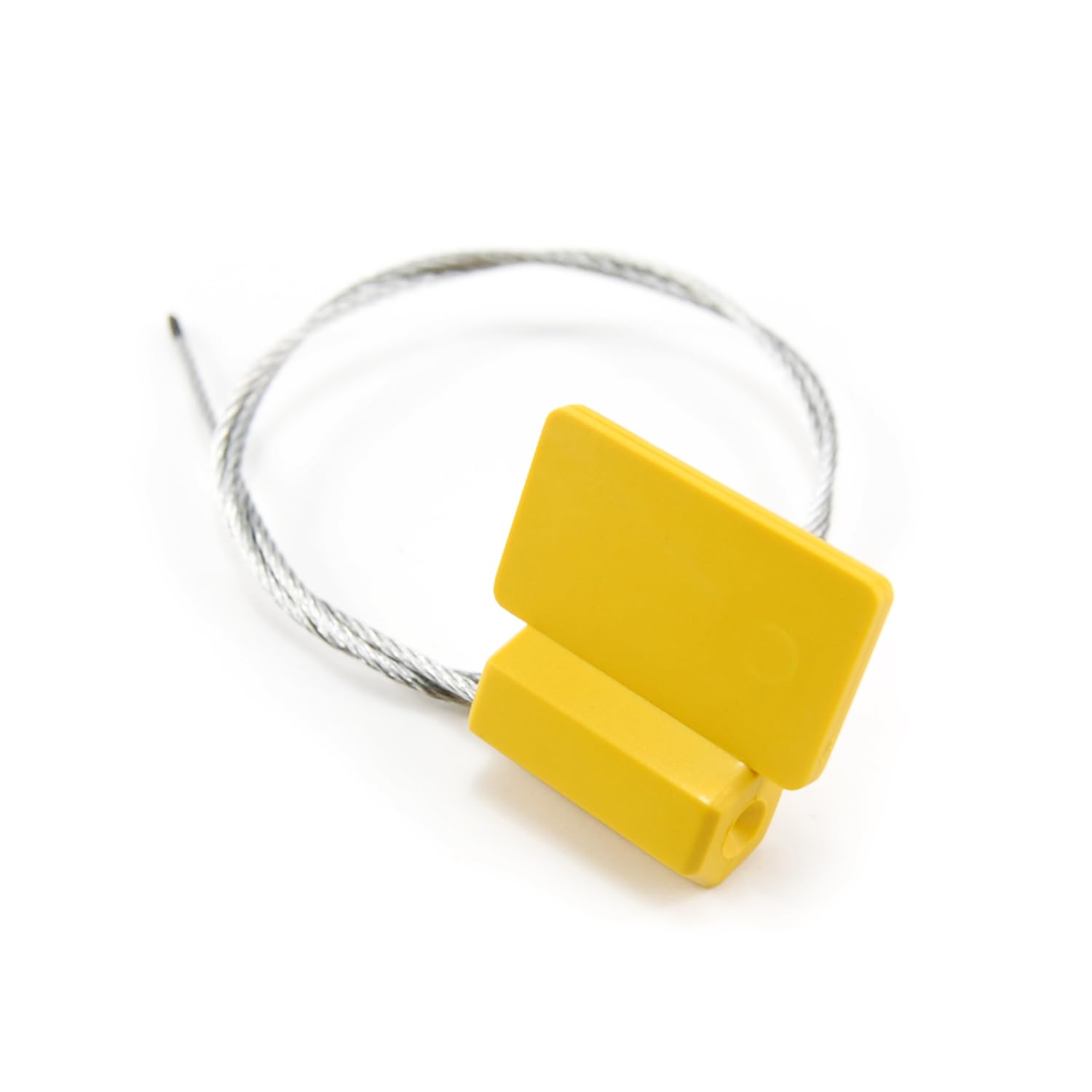 Metalowy kabel stalowy Metalowe plomby zabezpieczające z numeracją, opaski zaciskowe Długość 300 mm 11,8 cala 10/50/100 szt.(10pcs)