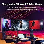 GPVHOSO RTX 2060 8GB Carte Super Graphics 256Bit GDDR6 Carte vidéo avec Ray Tracing, Double éventail, PCI Express x 16 3.0 HDMI Afficher le port DVI, Soutiens jusqu'à 8K pour PC Le travail créatif de bureau de jeu